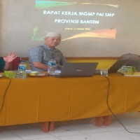 (Galeri MGMP PAI) Evaluasi Jurnal, MGMP PAI SMP Banten Gelar Raker