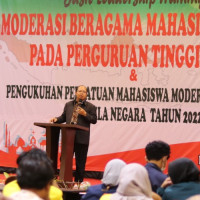 Sesditjen Pendis Dukung Organisasi Mahasiswa Moderasi Beragama di Perguruan Tinggi Umum