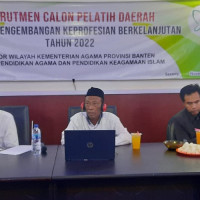 Junjung Objektivitas, Kanwil Kemenag Provinsi Banten Selenggarakan Seleksi Pelatih Daerah PPKB GPAI