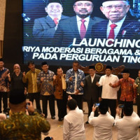 Wamenag Luncurkan Griya Moderasi Beragama dan Bela Negara pada Perguruan Tinggi Umum