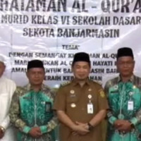 Khataman Al Quran, Siswa SD Kelas VI se-Banjarmasin Sambut Bulan Suci Ramadhan