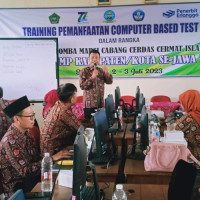 Songsong Lomba MAPSI 2023, MGMP PAI SMP Jawa Tengah Gelar Pelatihan Computer Based Test